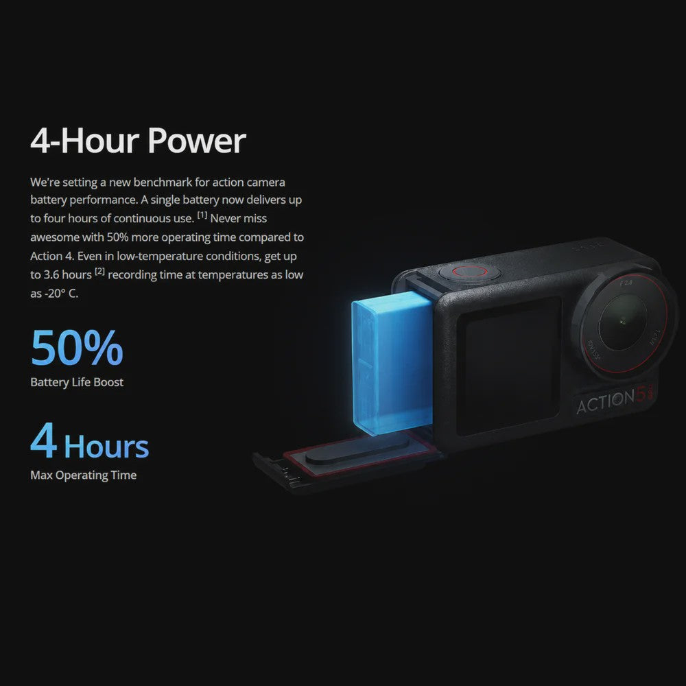 DJI Osmo Action 5 Pro Action Camera - 4K 120FPS, 40MP, Dual Screen, HorizonSteady