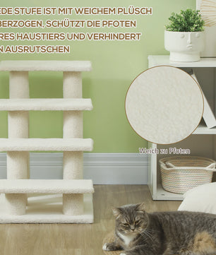 4-Taps Huisdier Trappetje - Comfortabele Klimhulp voor Katten en Honden