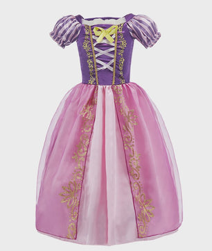 Prinsessenjurk Rapunzel voor Meisjes - Droomjurk voor Feestjes en Carnaval