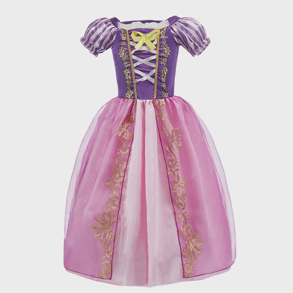 Prinsessenjurk Rapunzel voor Meisjes - Droomjurk voor Feestjes en Carnaval