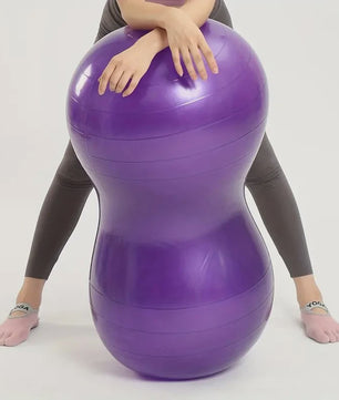 Anti-Burst Pinda Yogabal 90x45cm - Complete Fitness Set met Pomp
