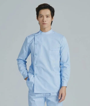 Medische Scrubs Uniform Heren - Korte & Lange Mouw | Zorgkleding