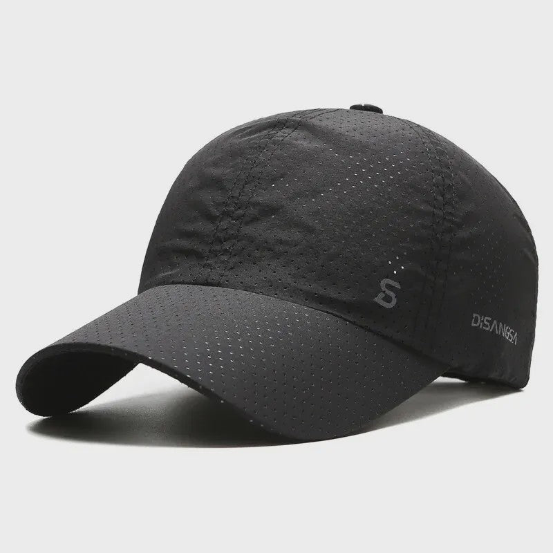 Ademende Hardloop Pet - Sneldrogend & Zonbescherming - Outdoor Baseball Cap
