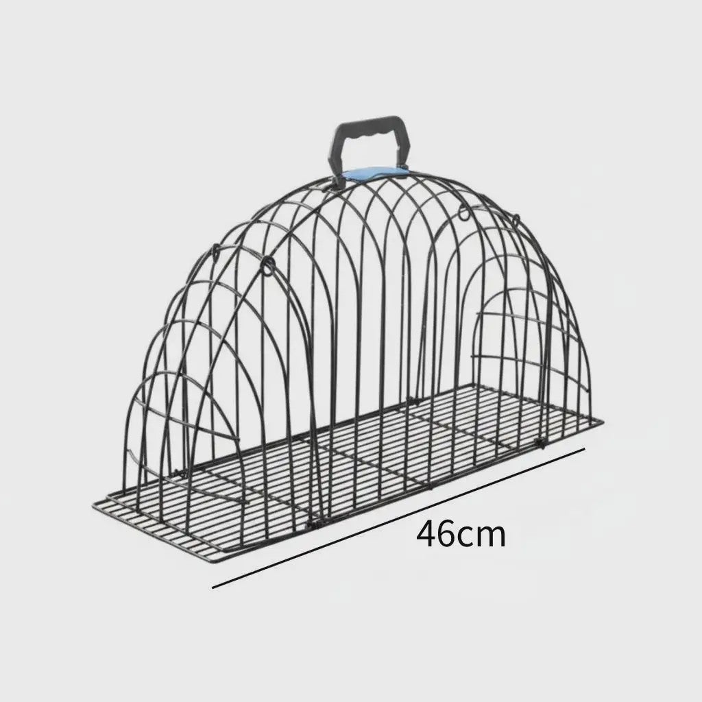 Semi-ronde Kattenwas Kooi - Anti-krab & Anti-worsteling - Ideaal voor Trimmen & Drogen