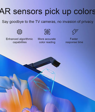RGBIC LED TV Achtergrondverlichting met Camera & Muziek Sync - Smart Ambient Lighting voor 55-75 inch TV's