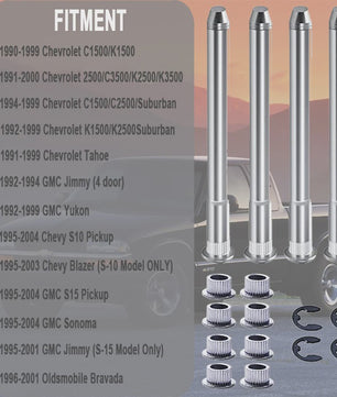 Deurscharnier Pin & Bus Kit met Veer Tool voor Chevrolet S10 / GMC S15 (1994-2004)