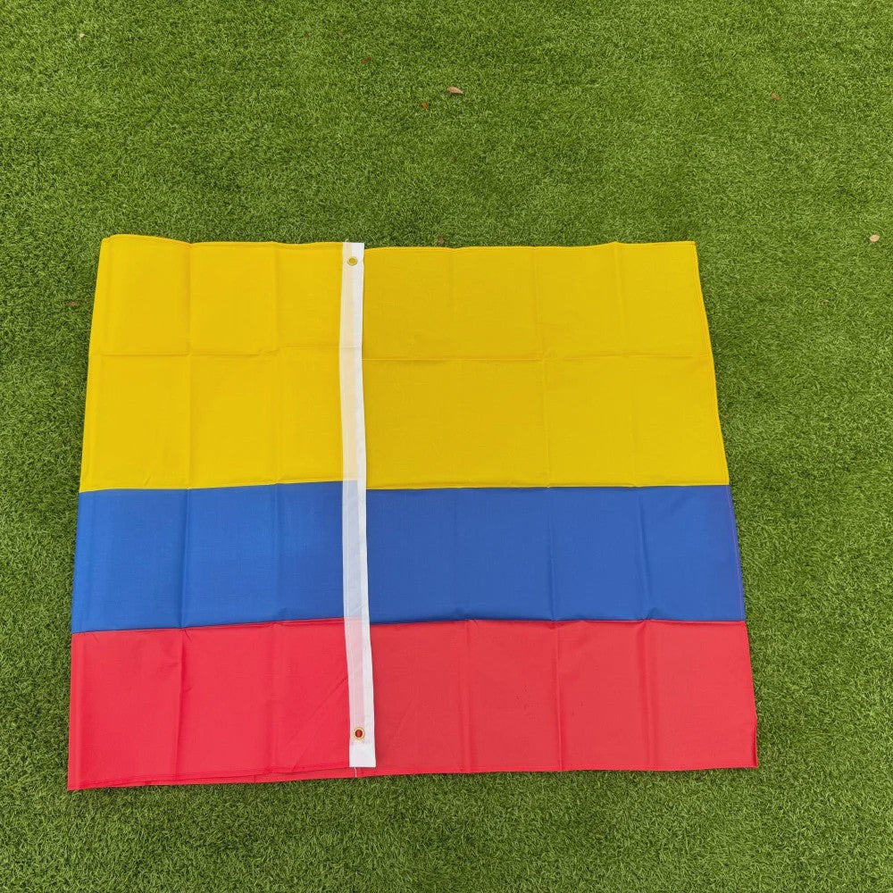 Colombiaanse Vlag 150x90cm - Duurzaam Polyester, Dubbel Gestikt voor Binnen en Buiten