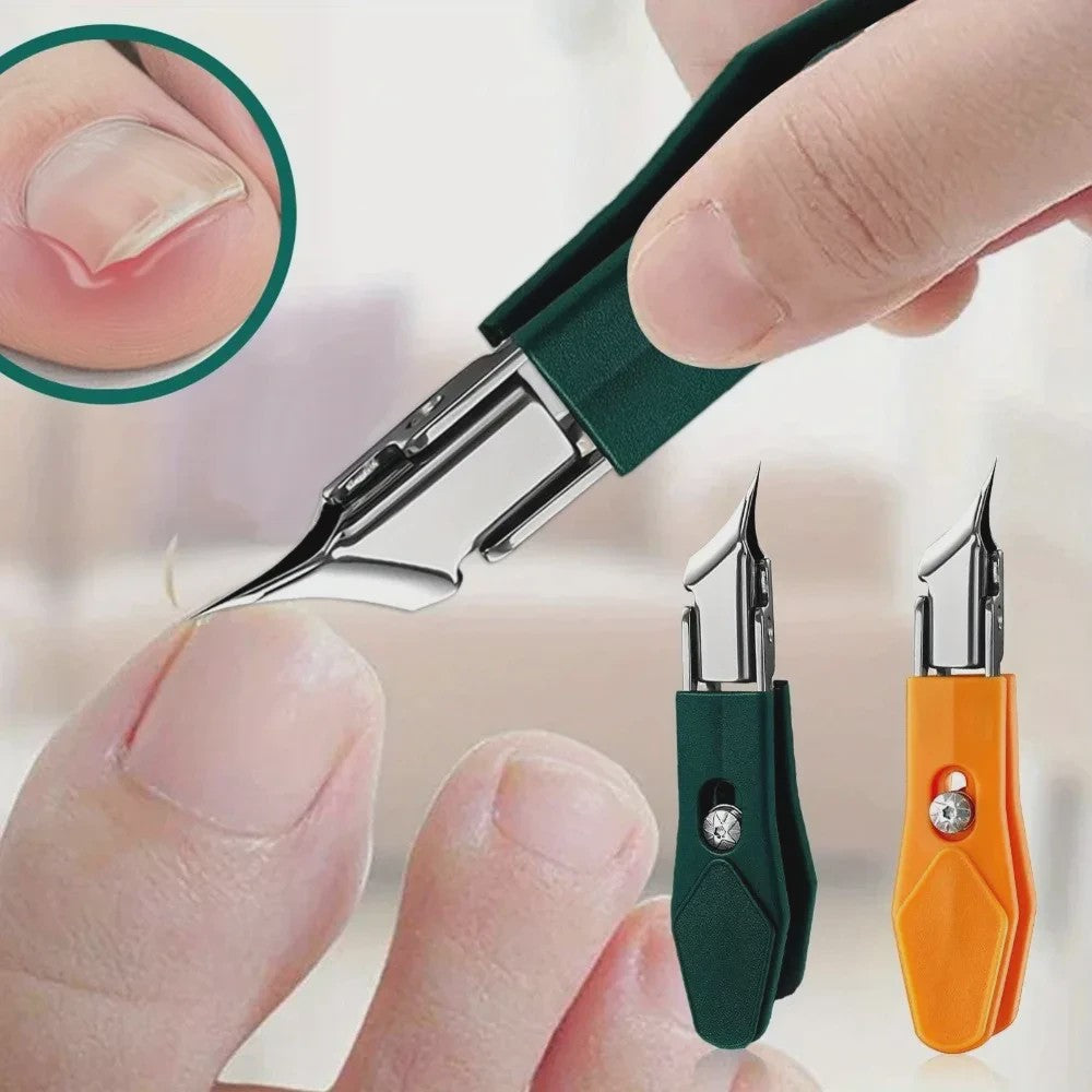 Roestvrijstalen Teennagelknipper met Schuine Rand voor Dikke, Kromme Nagels