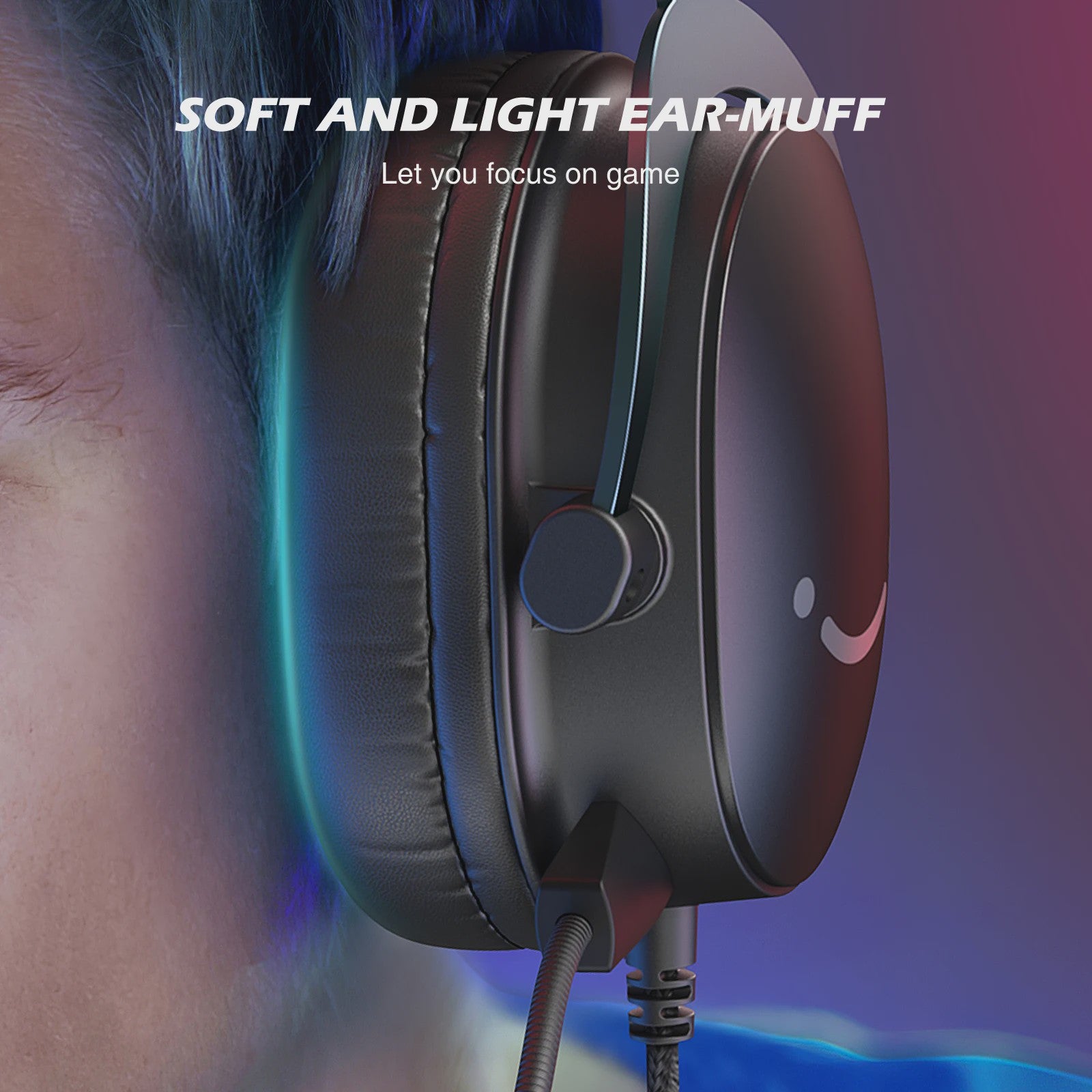 FIFINE H9 Gaming Headset met 7.1 Surround Sound, USB & 3.5mm Jack, Volume & Mute Controle voor PC, Mac, PS4/PS5