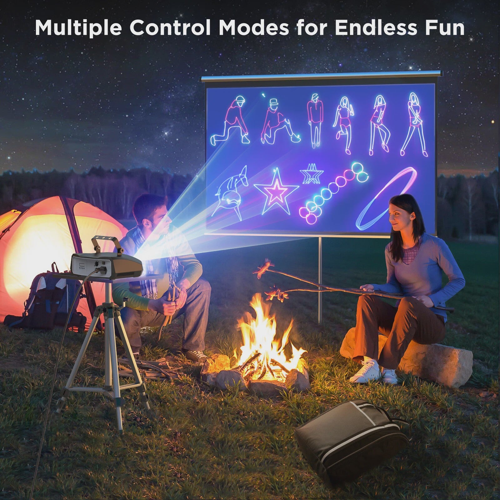100W 3D Laser Show Projector - RGB DJ Disco Party Licht met DMX & App Controle
