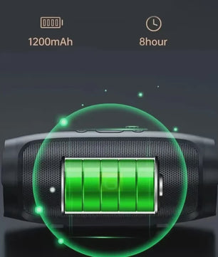 Lenovo Draadloze Bluetooth Speaker met Subwoofer - Draagbaar, Stereo, FM, USB & TF Kaart
