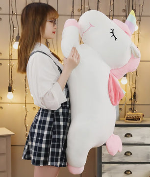 Reuze Pluche Eenhoorn Knuffel - Zacht Kussen voor Kinderen & Meisjes (25-100cm)