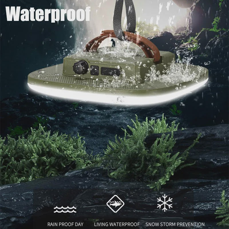 Oplaadbare Camping LED Lamp met Magneet & Haak - Sterk Licht & Draagbaar