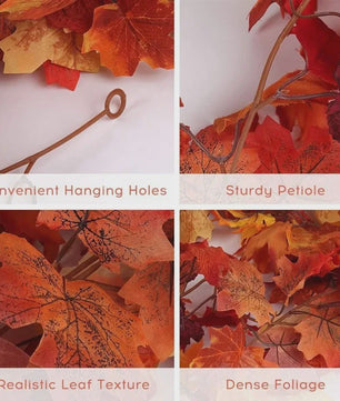Kunstblad Slinger Esdoorn - Herfst Decoratie 2 Meter