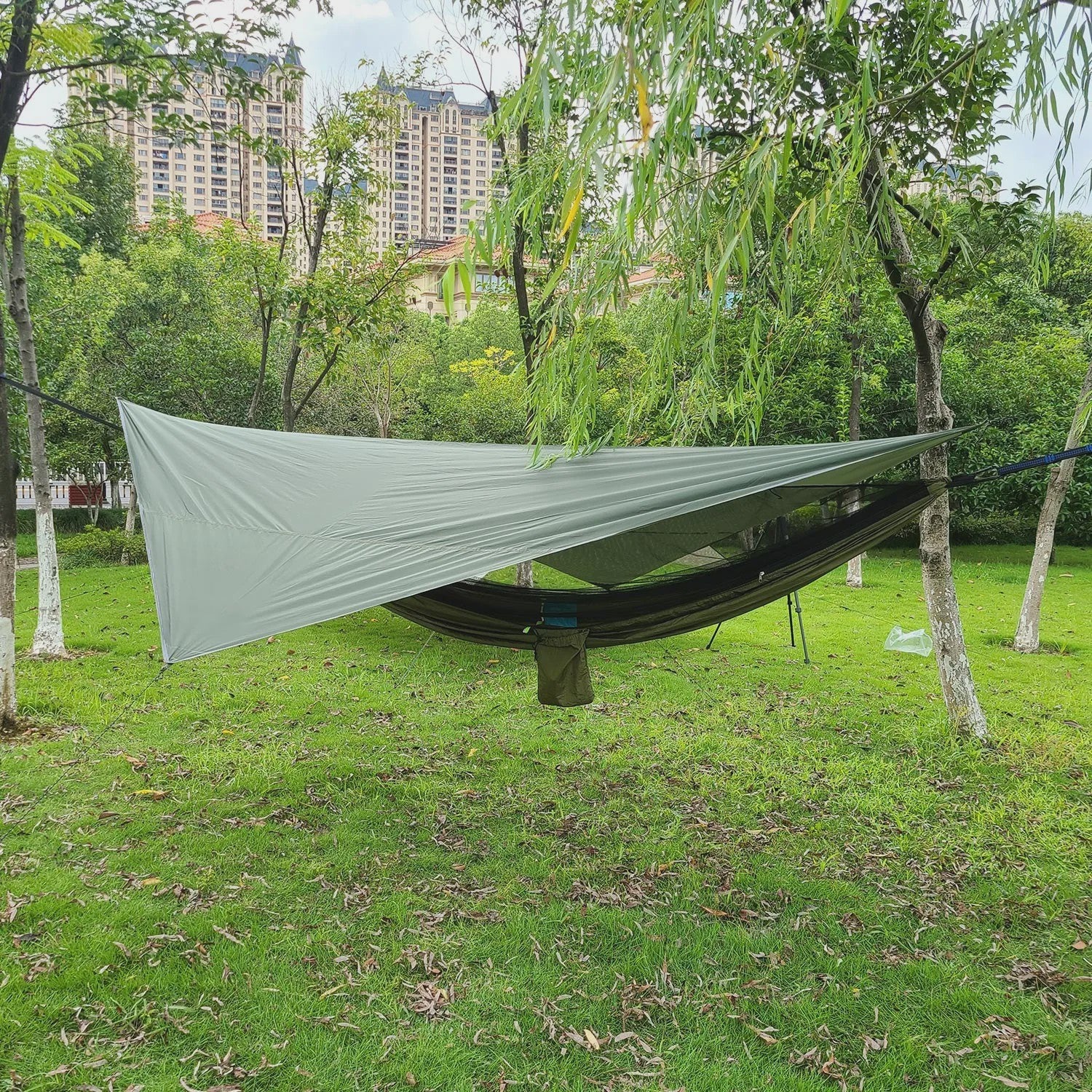 Draagbare Kampeerhangmat met Muggennet en Waterdichte Tarp