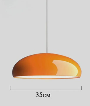 Moderne Oranje Hanglamp - Stijlvolle Plafondlamp voor Woonkamer, Eetkamer & Slaapkamer