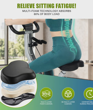 Kehot Opvouwbare Hometrainer met Bluetooth, Hartslagsensor & LCD - Max 145KG