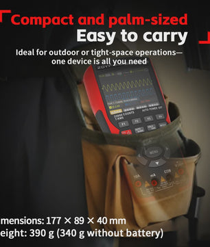 ZOYI ZT-703S: 3-in-1 Oscilloscope, Multimeter & Signaalgenerator (50MHz)