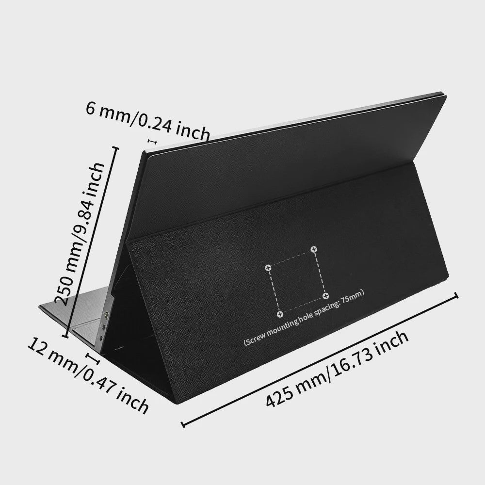 SOYO 18.5 inch Draagbare Monitor - Full HD Gaming & Kantoor Display voor Laptop, Xbox, PS5, Switch