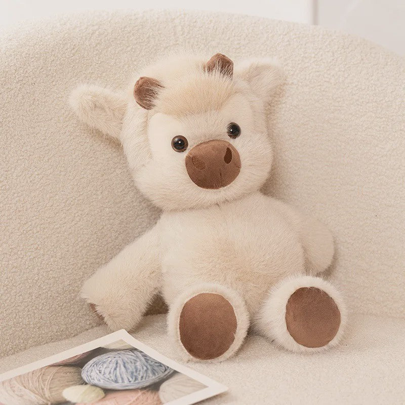 Schattige Highland Koe Pluche Knuffel - Zacht & Knuffelbaar Cadeau