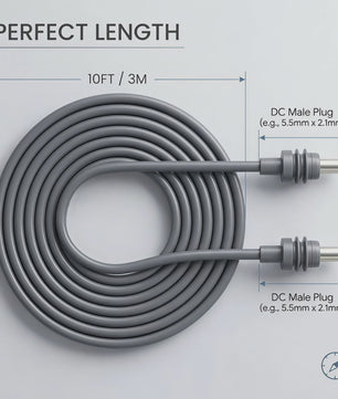 10FT Waterdichte DC Verlengsnoer voor Starlink Mini SPX MINI - Duurzaam & Veilig