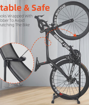 WEST BIKING 3-in-1 Fiets Parkeer- en Ondersteuningsstandaard - Universeel voor MTB & Racefiets