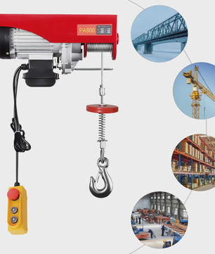 Elektrische Takel 800/1000kg - Krachtige Lier voor Werkplaats, Magazijn & Bouw
