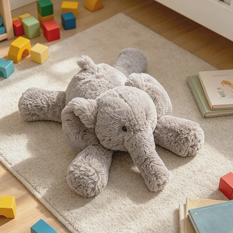 Pluche Olifant & Aap Knuffel - Zacht en Knuffelbaar Speelgoed voor Kinderen (35/52CM)