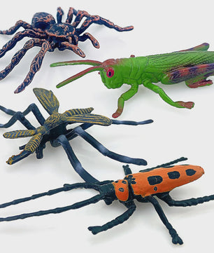 Realistische Insecten Speelgoed Set - Vlinder, Bij, Spin, Krekel & Meer - Educatief Speelgoed