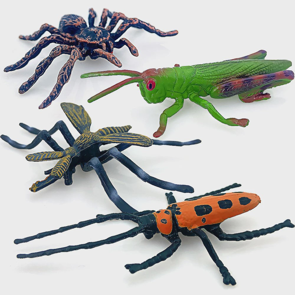 Realistische Insecten Speelgoed Set - Vlinder, Bij, Spin, Krekel & Meer - Educatief Speelgoed