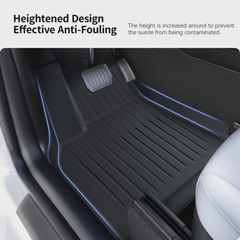 YZ TPE Vloermatten en Kofferbakmat Set voor Tesla Model Y Juniper (2025-2026) - Waterdicht & Antislip