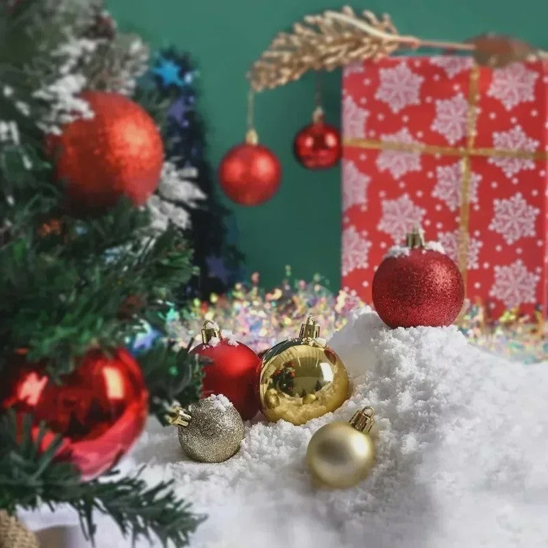Set van 24 Kerstballen (3/4/6 cm) - Versier je Kerstboom en Feest met Stijl