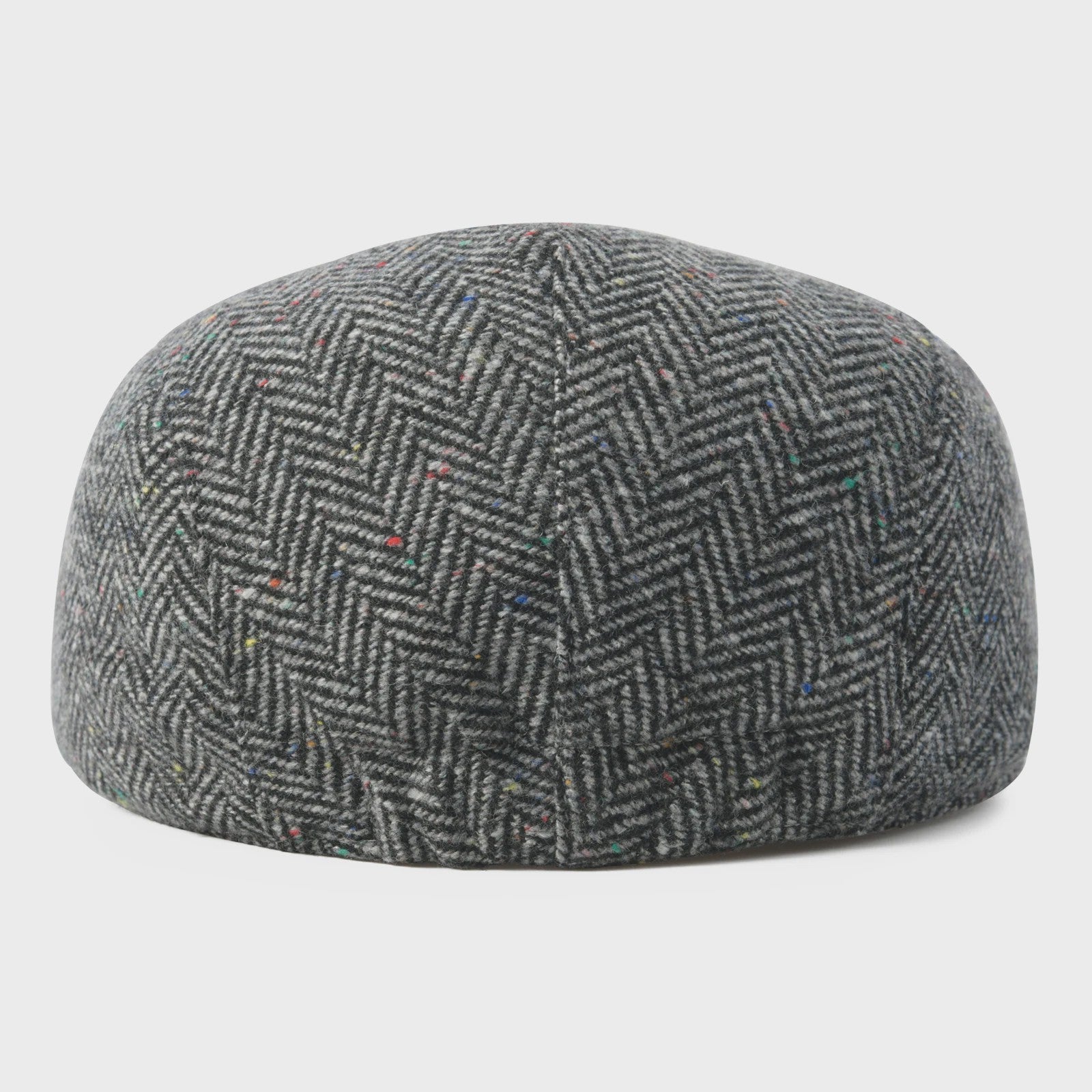 Heren Visgraat Wolmix Flat Cap - Stijlvolle Newsboy & Gatsby Pet voor Winter & Outdoor