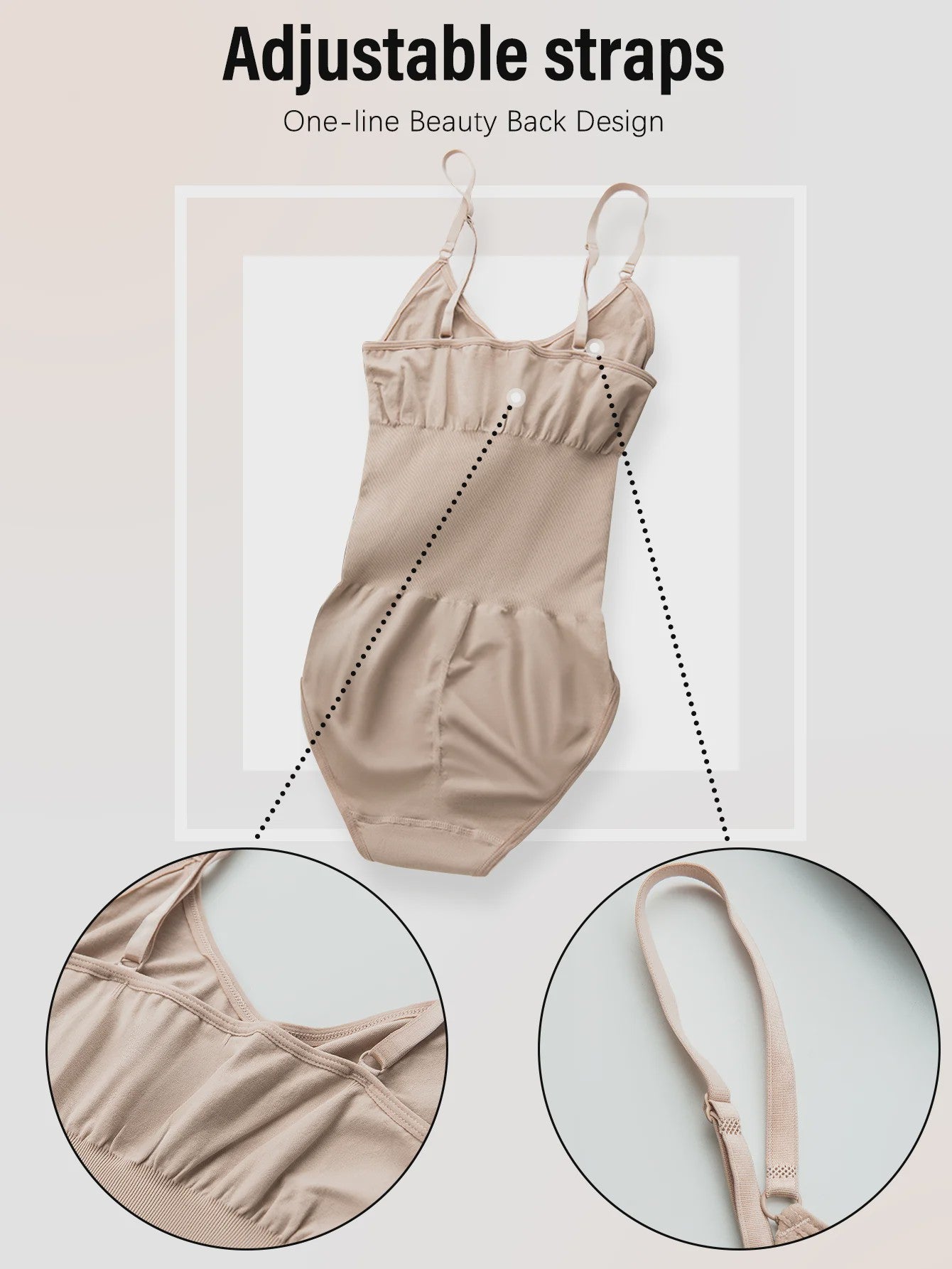 Naadloze Body Shaper met Butt Lifter & Open Kruis - Vormgevend en Corrigerend