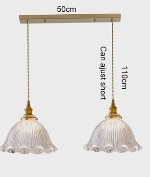 Moderne Glazen Hanglamp - Stijlvolle Plafondlamp voor Woonkamer, Keuken & Eetkamer