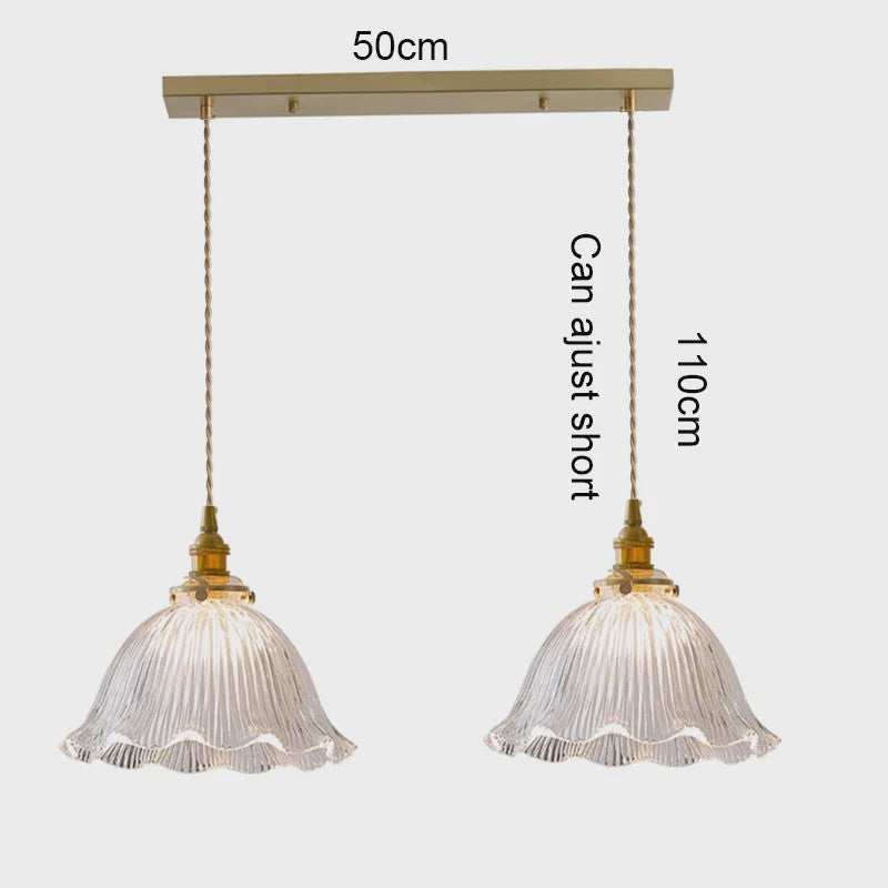 Moderne Glazen Hanglamp - Stijlvolle Plafondlamp voor Woonkamer, Keuken & Eetkamer
