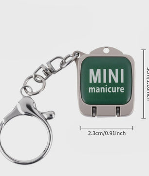 Compacte Nagelknipper met Opbergfunctie - Roestvrij Staal & Draagbaar