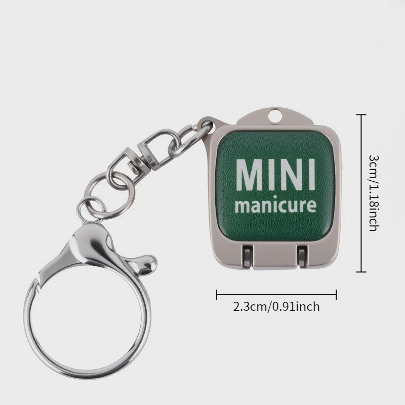 Compacte Nagelknipper met Opbergfunctie - Roestvrij Staal & Draagbaar