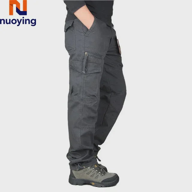 Heren Cargo Broek - Comfortabele Outdoor & Wandelbroek met Meerdere Zakken