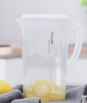 Grote Kunststof Waterkan met Deksel - 1.3L, 2.2L, 3L - Hittebestendig & Valbestendig