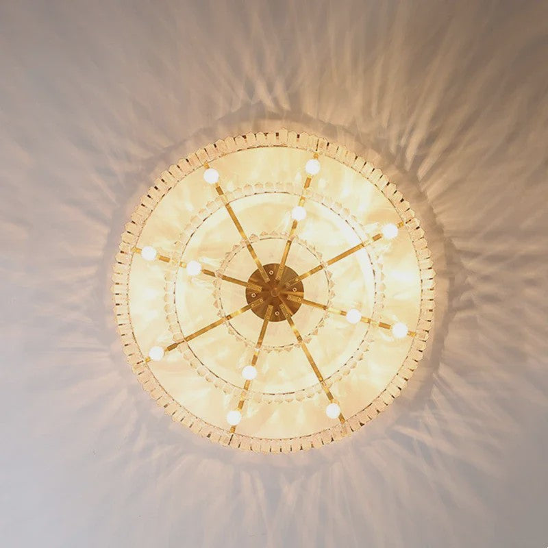 Luxe Kristallen Plafondlamp - Nordic Design LED Kroonluchter voor Woonkamer & Slaapkamer