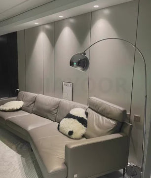 Nordic Luxe Boog Plafondlamp - Verstelbare LED Vloerlamp voor Woonkamer & Bedside