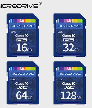 Snelle SD Kaart (16GB-256GB) - Class 10 SDHC/XC Geheugenkaart voor Camera's
