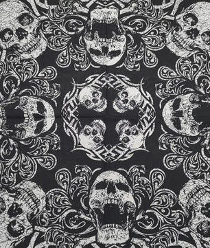 Skull Bandana Katoen - Hip Hop Stijl Hoofddoek & Accessoire