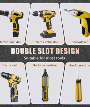 6-delige Magnetische Impact Schroefbits Set - Heavy Duty S2 Staal, Anti-slip & Schokbestendig