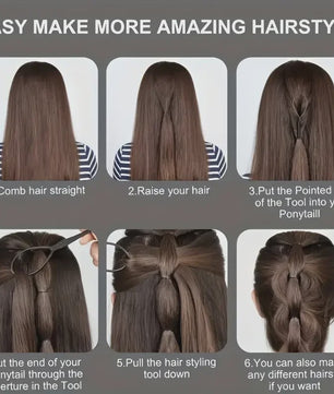 6-delige Haarstyling Set: Borstels, Kammen en Sprayfles voor Professionele Looks