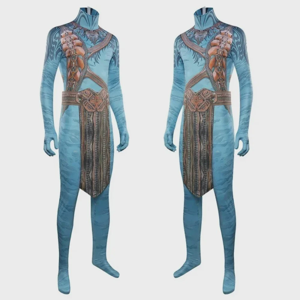 Avatar Cosplay Kostuums: Jake Sully & Neytiri Jumpsuits voor Dames en Heren - Perfect voor Halloween & Feesten
