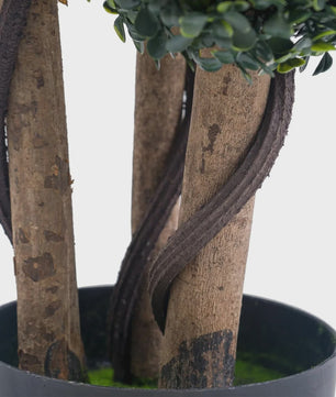 Kunstplant Topiary Boom 90cm met Buxusbollen in Pot - Decoratieve Tuin en Huisplant