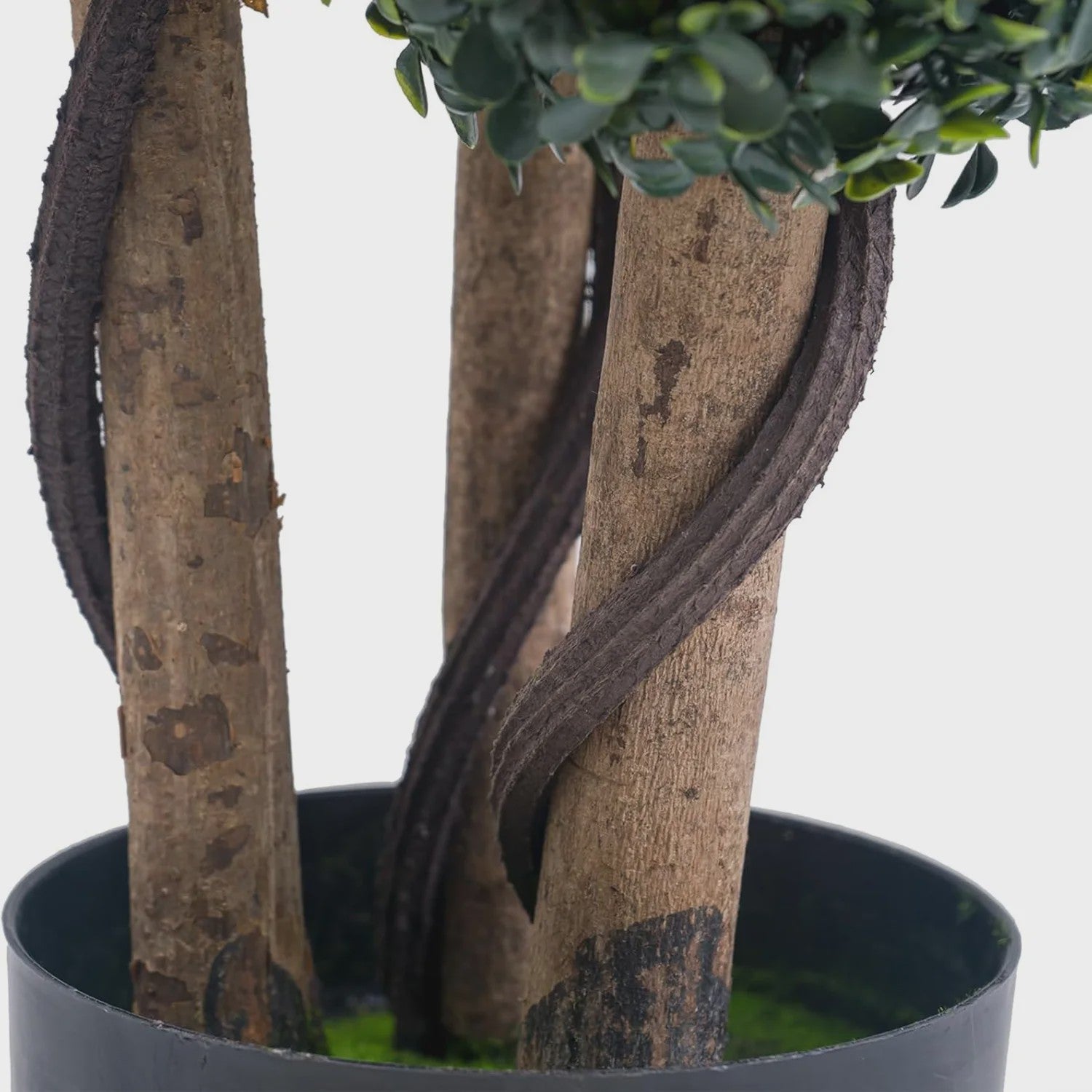 Kunstplant Topiary Boom 90cm met Buxusbollen in Pot - Decoratieve Tuin en Huisplant