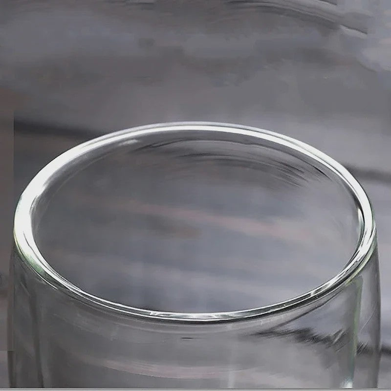 Dubbelwandige Glazen Mokken - Hittebestendig & Handgemaakt voor Koffie, Thee, Bier & Whiskey